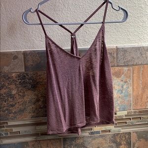 Me to we mauve knit tank
